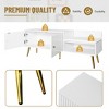 Modern Storage Bench, with Drawers & Removable Cushion, Shoe Bench, for Bedside, Living Room, Entryway, Multiple Design Styles & Color Combinations - 4 of 4