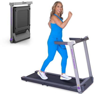 WalkingPad Denise Austin Collapsible Treadmill with Double Fold Technology, Ideal for Home Fitness Enthusiasts and Small Spaces