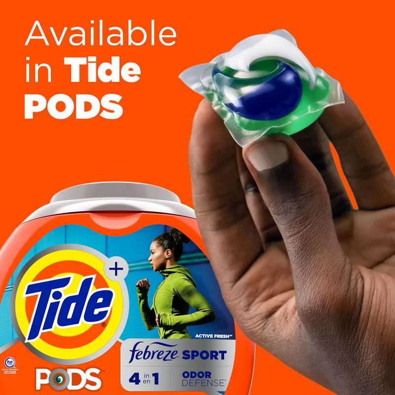 Tide Plus Febreze High Efficiency Liquid Laundry Detergent - Sport Active Fresh, 6 of 16