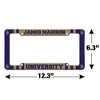 James Madison University Primary Logo License Plate Tag Frame - 4 of 4