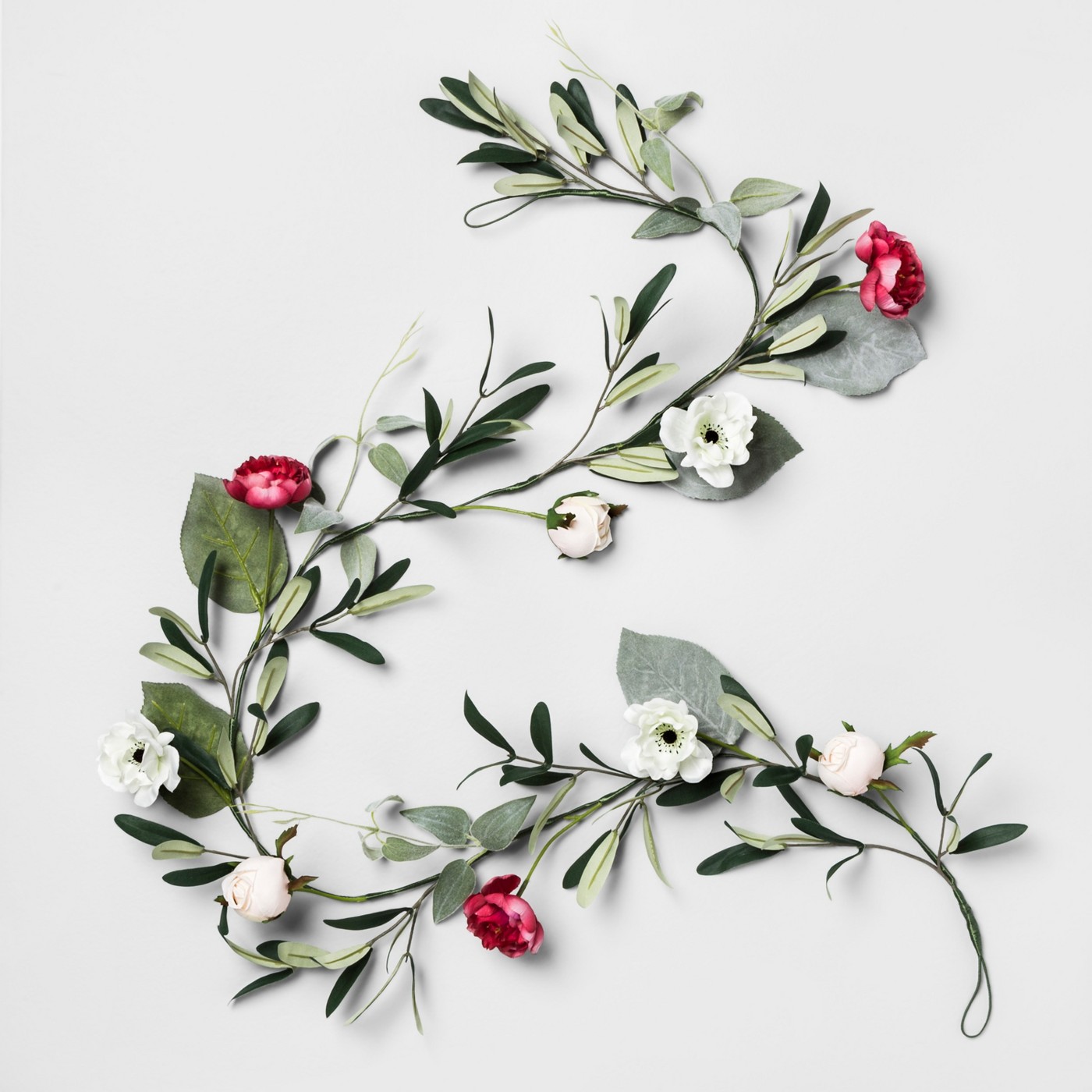 60" x 5" Artificial Rose And Olive Garland - Opalhouseâ„¢ - image 1 of 1