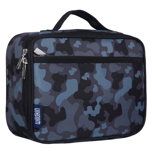 Wildkin Kids Insulated Lunch Box Bag (Blue Camo)