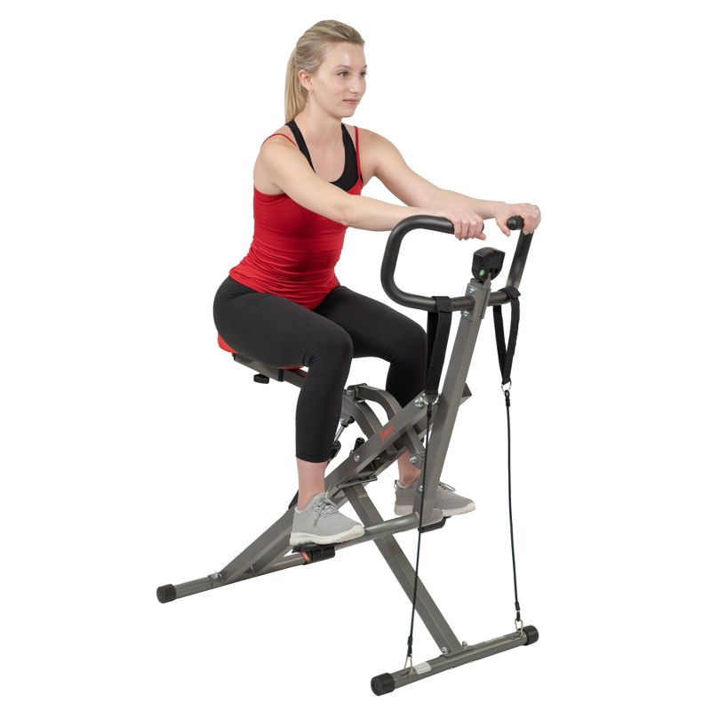 Sunny Health &#38; Fitness Row-N-Ride PRO Squat Assist Trainer, 3 of 26