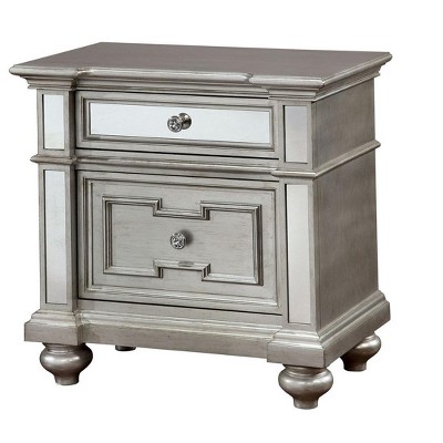 NicBex Nightstand with Drawers,Modern Side Table with Metal Handle,Bedside Table for Bedroom,Living Room