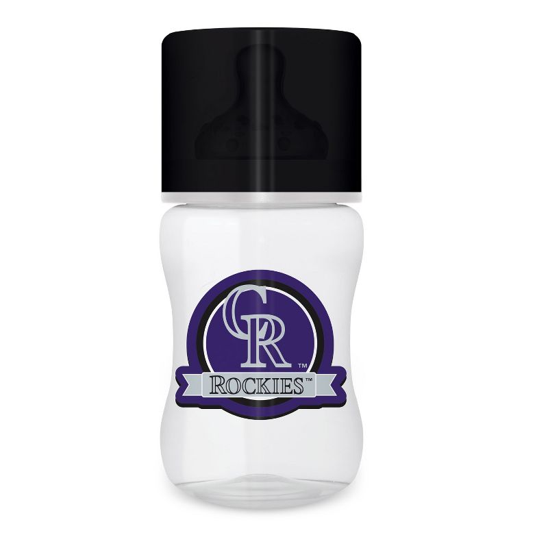 BabyFanatic Officially Licensed Colorado Rockies MLB 9oz Infant Baby Bottle, 2 of 4