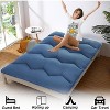 Foldable Japanese Futon Mattress, 3-in-1 Floor Sleeping Mat with 5-Layer Design, Roll Up Tatami Bed for Apartments & Travel - 4 of 4