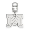 Black Bow Jewelry Sterling Silver Montana State Bobcats NCAA Bead Charm - 2 of 4