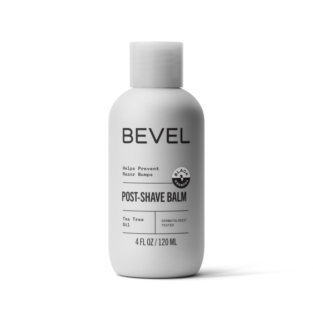 Photos - Aftershave Bevel Men's Post Shave Balm, Alcohol-Free with Tea Tree Oil - 4 fl oz