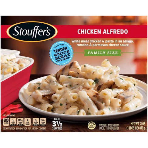 Stouffers Frozen Chicken Alfredo Family Size - 31oz : Target