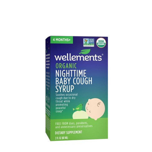 Wellements Organic Baby Nighttime Cough 2 Fl Oz Target