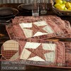 Abilene Star Quilted Placemat Set of 6 12x18 VHC Brands - 4 of 4