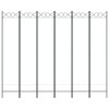 vidaXL 6-Panel Room Divider White 94.5"x78.7" Fabric - 3 of 4