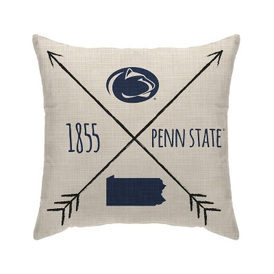 NCAA Penn State Nittany Lions Cross Arrow Decorative Throw Pillow