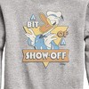 Boys' - Disney - Donald Bit Of A Show Off Graphic Long Sleeve Fleece Sweatshirt - 2 of 4