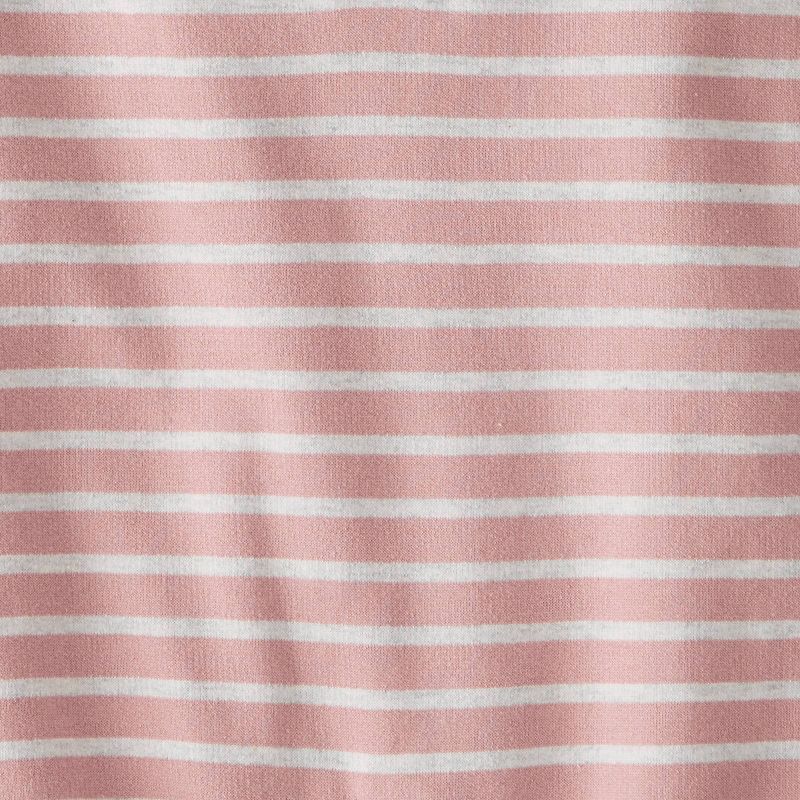 little Planet By Carter's Baby Striped Jumpsuit - Rose Pink , 3 of 4