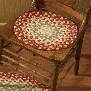 Park Designs Braided Chair Pads 15" Dia - 1 of 3