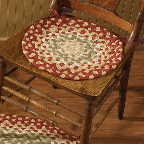 Amish braided chair online pads