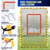 PLAYAPUT 7x4FT Volleyball Rebounder Net , Yellow - 3 of 4