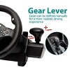 NBCP Gaming Racing Wheel with Pedals & Paddle Shifters for Xbox One, PC, Xbox Series X|S, Xbox 360, PS4, PS3, Nintendo Switch, and Android TV - 4 of 4
