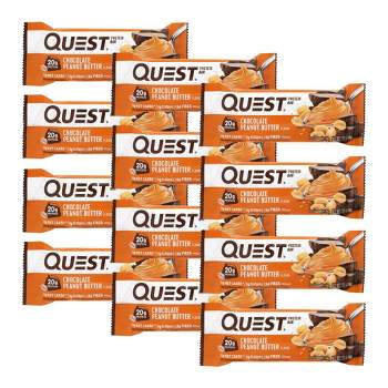 Quest Chocolate Peanut Butter Protein Bar - Case of 12/2.12 oz