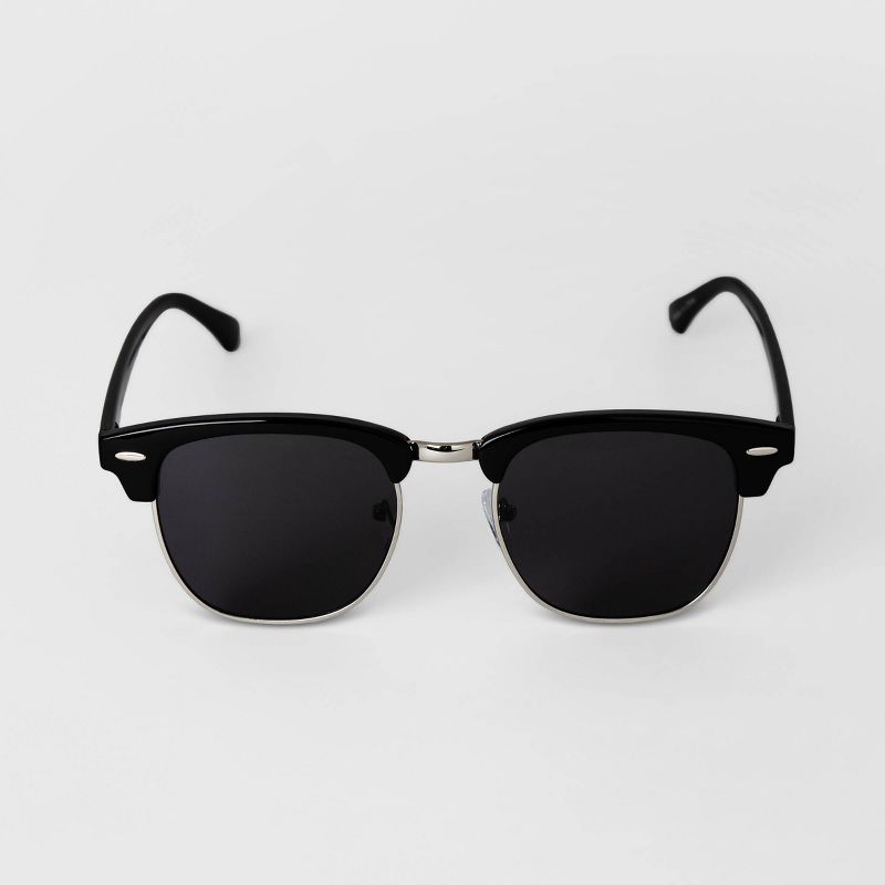 Men's Retro Browline Sunglasses - Goodfellow & Co™, 1 of 3