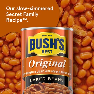 Bush's Original Baked Beans with Bacon and Brown Sugar - 28oz Can