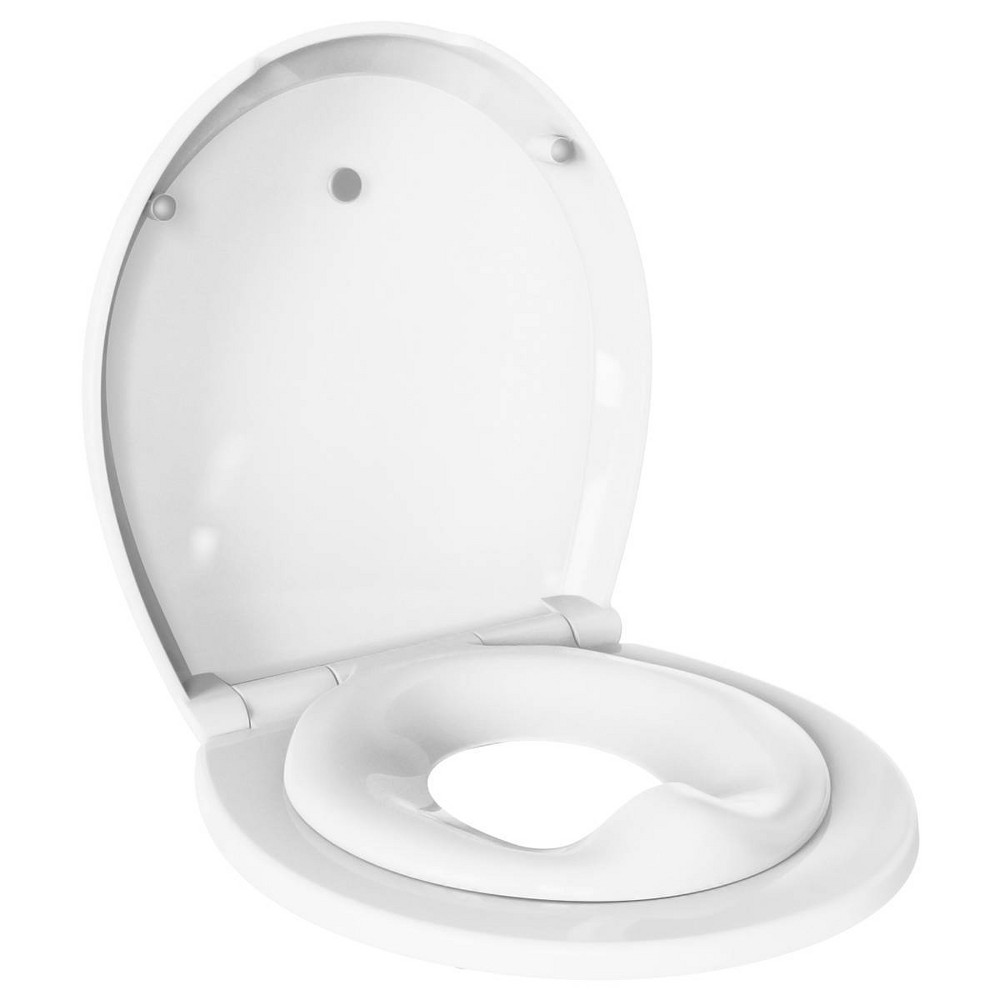 Jool Baby Quick Flip Toilet Seat with Built-In Potty Training Seat - Round