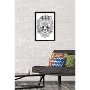 Trends International HIM - Skull Flourish Framed Wall Poster Prints - 2 of 4