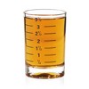 True Slam Tall glass shot Glasses, Prinked Half oz. Measurements for Cocktails, Bar Accessory Cups, Party Shot Cups, 4oz - 4 of 4