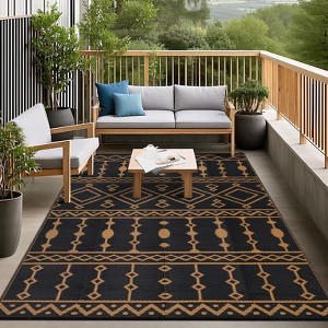 Coucheta Outdoor Rug, Reversible Plastic Camping Rugs, Large Waterproof Floor Mat and Rug for Outdoors, Outside Carpet for Rv, Deck, Camper, Picnic - 1 of 4
