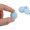 Unique Bargains Suit Dress Blouse Aluminum Fabric Cloth Covered Sewing Buttons 30 Pcs - 4 of 4