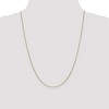 Black Bow Jewelry 0.95mm, 14k Yellow Gold, Diamond Cut Cable Chain Necklace - 2 of 4