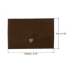 Unique Bargains Blank Paper Mini Vintage DIY Greeting Card Envelope 12 Pcs - 2 of 4