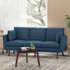 Feichko Contemporary Fabric Pillow Back 3 Seater Sofa - Christopher Knight Home - image 2 of 4