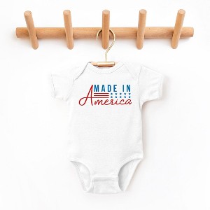 The Juniper Shop Made In America Stars And Stripes Baby Bodysuit - 1 of 2