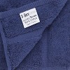 BC BARE COTTON Monogrammed Bath Towel, Personalized Gift, 27 x 54 inches - Set of 1 - Navy - Gold Script - 4 of 4