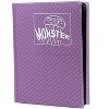 Monster Binder - 4 Pocket Trading Card Album - Holofoil Purple (Anti-Theft Pockets Hold 160+ Cards) - 2 of 4
