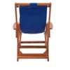 Jiallo Romantic Collection Canvas Sling Chair with Cup and Wine Holder (Set of 2) - 4 of 4