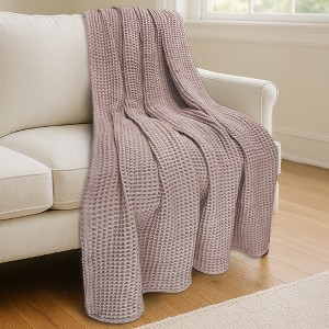 Waffle Blanket Throw - Levtex Home - 1 of 4