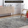 Vintage Oriental Rug, Washable Non-Slip Area Rug ¨C Distressed Medallion Carpet for Living Room, Bedroom - 4 of 4