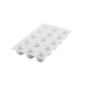 Silikomart "Dome40" Silicone Baking & Freezing Mold, 1.4 oz., 15 Cavities - 1 of 3