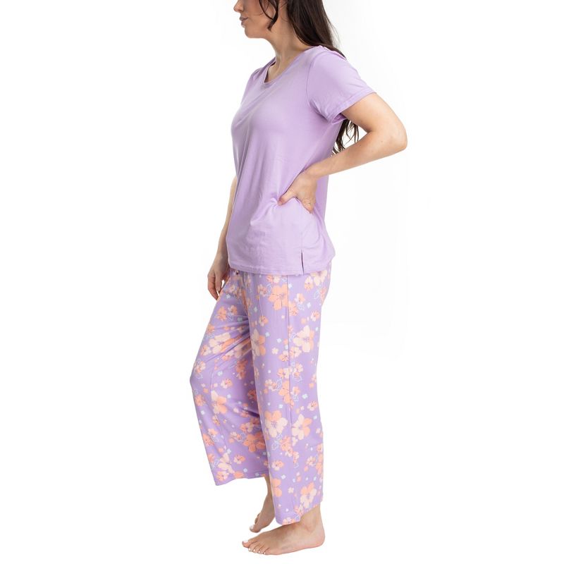 MUK LUKS Womens 2 Piece Feel Good Pajama Set, 2 of 5