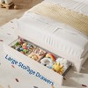 CuisinSmart Twin/Full/Queen Size Bed Frame, Adjustable Headboard and Storage Drawer, Boucle Upholstered Platform Bed for Kids, Lamb Fleece Fabric - 4 of 4