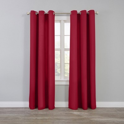 BrylaneHome BH Studio Microfiber Grommet Panel