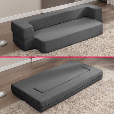 Mjkone Convertible Folding Sleeper Sofa Bed,futon Sofa Bed Memory Foam Mattress