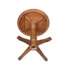 International Concepts 30" Round Top Pedestal Table - 35.9" Height - 4 of 4
