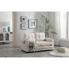 NicBex Couches for Living Room 3 Fold Sofa Velvet linen fabric Convertible Futon Couch Sleeper Sofabed Pull Out Couch Bed - 3 of 4