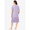 Dreams & Co. Plus Size Short T-Shirt Lounger - 3 of 4