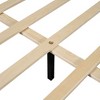 NicBex Queen Size Velvet Platform Bed with Stripe Decorated Headboard for Adults/Boys/Girls - 4 of 4
