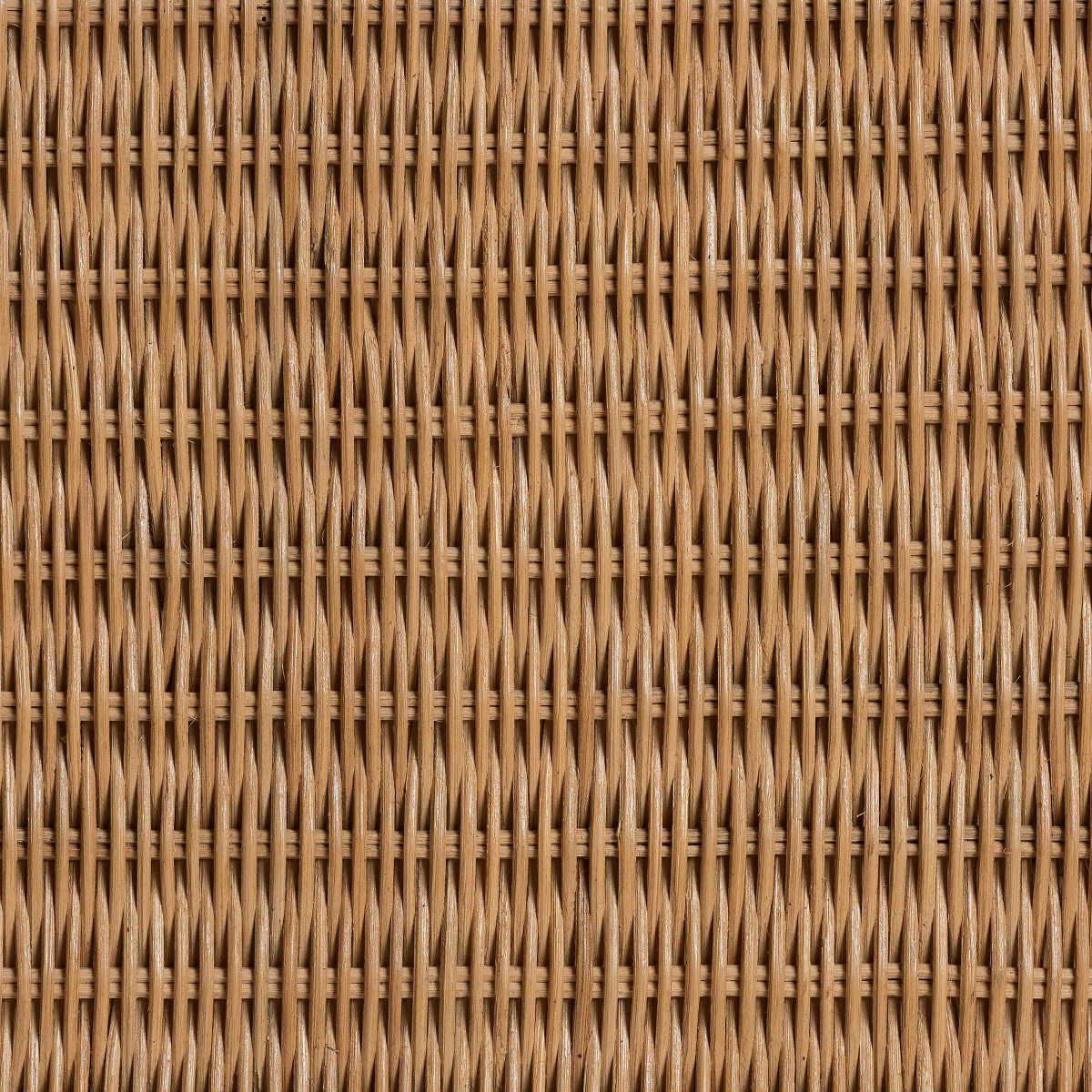 bali & pari Abena Handwoven Natural Rattan Console Table Light Honey - thumbnail 8